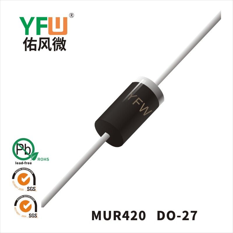 MUR420  DO-27_Super Fast Recovery Rectifier Diode_YFW brand