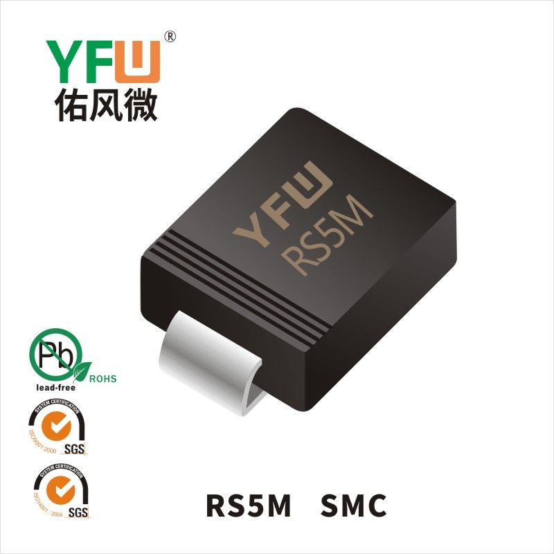 RS5M SMC(DO-214AB) 快恢复二极管 YFW佑风微