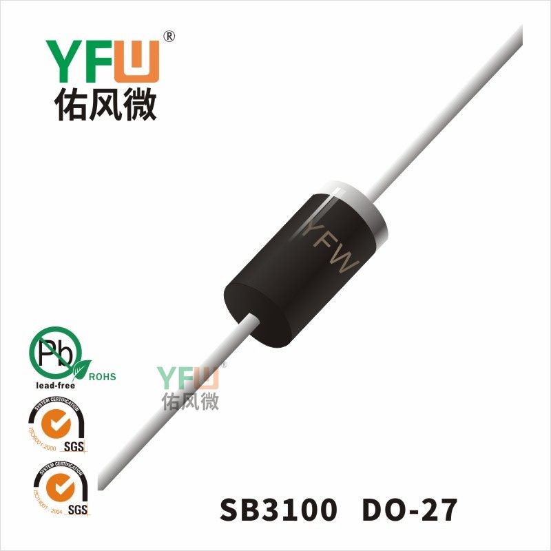 SR3100 DO-27_Schottky Diode_YFW brand