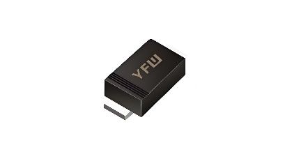 1N5817W 1A 20V SOD-123FL 印字YFW SJ 肖特基二极管 YFW佑风微品牌