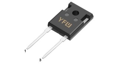 MUR60120W 60A 1200V TO-247-2L marking: MUR60120W  Ultrafast recovery diode  yfwdiode brand